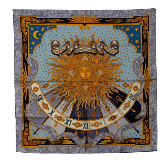 Authentic Hermes Carré Carpe Diem Silk Scarf - Picture 1 of 4
